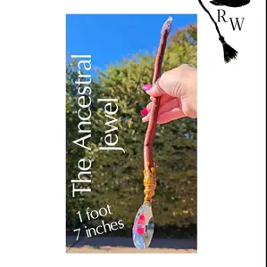Handcrafted wand: The Ancestral Jewel