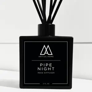 Pipe Night Reed Diffuser - Cherry Pipe Tobacco and Warm Woods (5 oz)