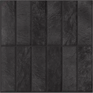 Peel and Stick Tile, Upgrade Thicker Design Self Adhesive 12" x 12" Large  Peel and Stick Backsplash for Kitchen (Dark Grey).