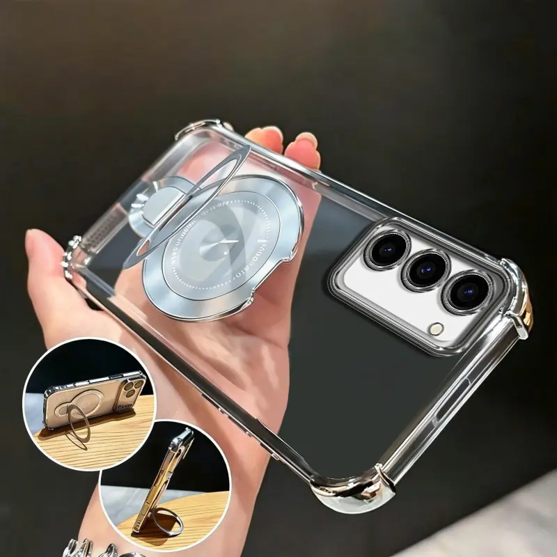 Suitable for [Galaxy S23+] high-end MagSafe phone case🥰Combines magnetic attachment and a stand—minimalist, sophisticated, and practical.YM99