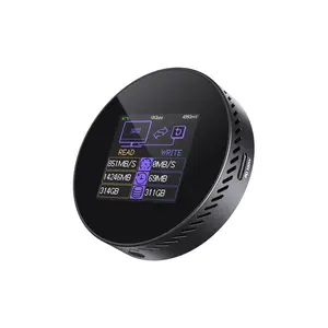 DockCase Magnetic Visual M.2 2242 NVMe SSD Enclosure, 10Gbps USB 3.2 Type-C, 100W PD, 3s PLP Data Protection, Fits 2242/2230 NVMe PCIe, Compatible with MagSafe for iPhone 16/15 Pro Max ProRes