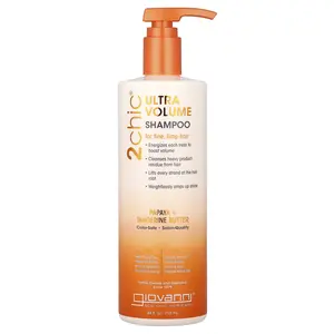 Giovanni 2chic®, Ultra-Volume Shampoo, For Fine, Limp Hair, Papaya + Tangerine Butter, 24 fl oz (710 ml)
