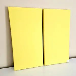 4 Sound Absorbing Acoustic Wall Panels SET of 4 Yellow