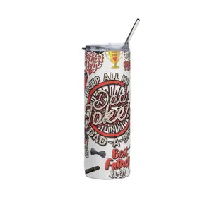 47thDr Funny Dad Joke 20oz Tumbler with lid and straw.