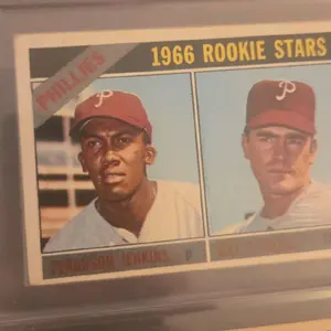 1966 Rookie Stars Phillies Ferguson Jenkins & Bill Sorell Baseball Trading Card