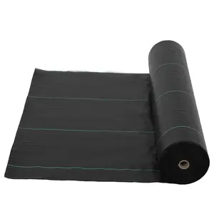 GAOMON 6ft x 300ft Premium Weed Barrier Landscape Fabric, 2.4 oz Heavy Duty, Weed Control Fabric, High Permeability, Good for Flower Bed, Driveway Fabric and Ground Cover