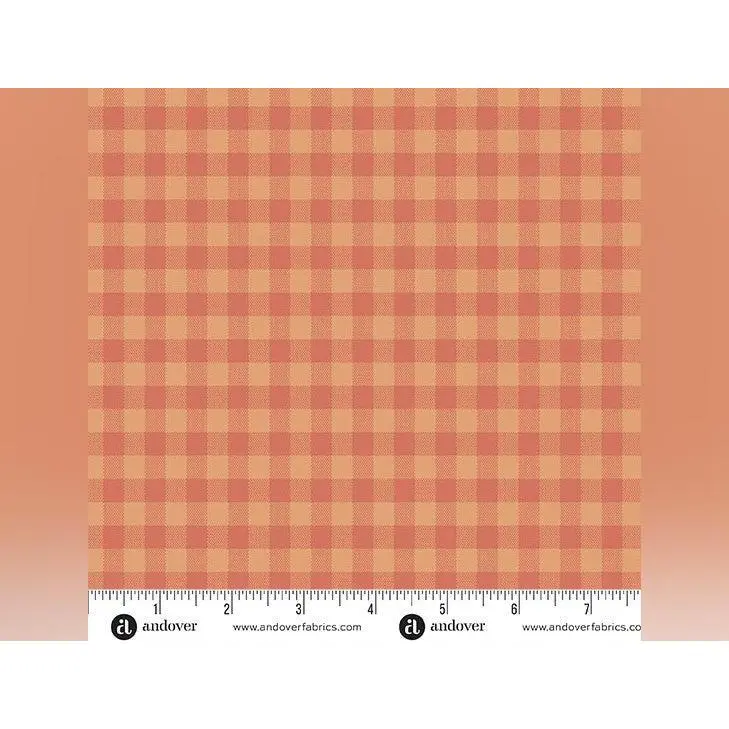 Quiltessential | Gingham Pumpkin by Laundry Basket Quilts for Andover Fabrics | A-1673-O1