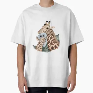 Vintage 90s Giraffe T-Shirt, Wildlife Animal Graphic Tee, Retro Safari Nature Art Shirt, Cute Giraffe Lover Gift, Unisex Top