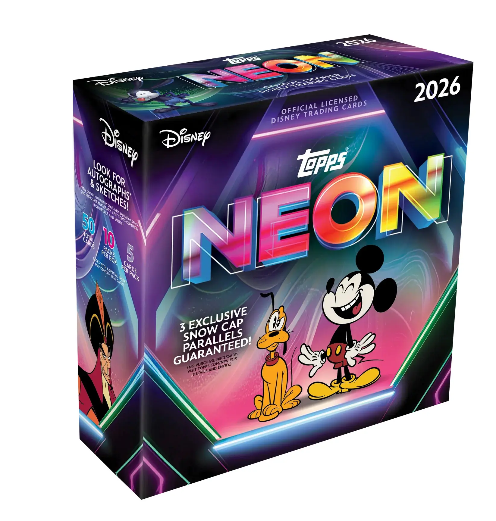 2026 Topps Disney Neon Sealed Mega Box