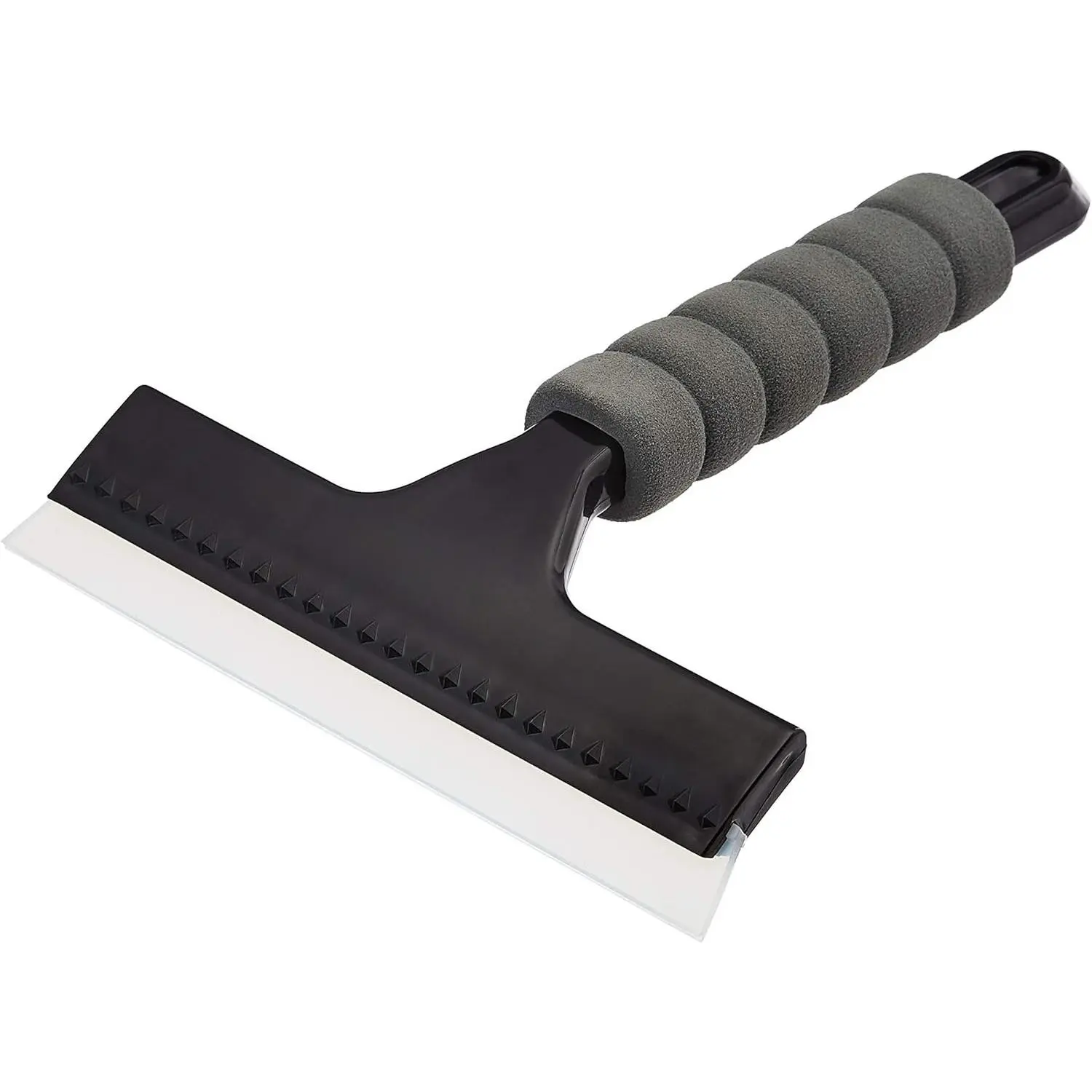 Handle Grip Window Squeegee, Durable Home Care Cleaning Tool for Car Glass, Windshield, Mirrors (Black)