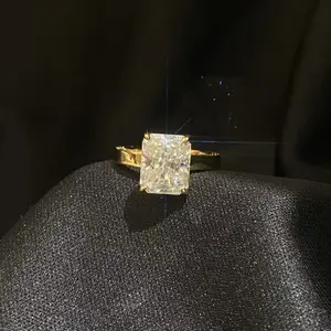 【#M263】(Sylvie)925 Sterling Silver Synthetic Moissanite Ring