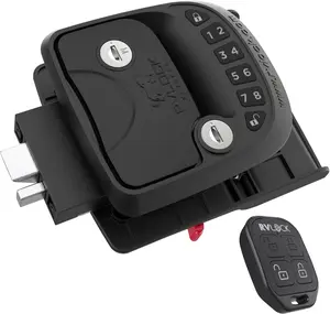 Compact RV Lock Keyless Entry with Remote, Secure Camper Latch Replacement, Durable RV Door Lock Replacement for Trailers with Patented Security Technology