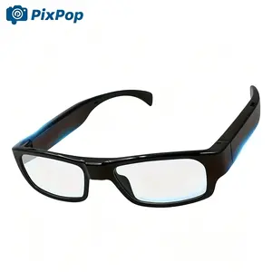 PixPop Wearable Smart Glasses 4K Ultra HD Camera Built-in 32GB Storage WiFi Mobile Sync Support Photo Taking & Loop Video Recording Outdoor Sports Driving Eyewear
