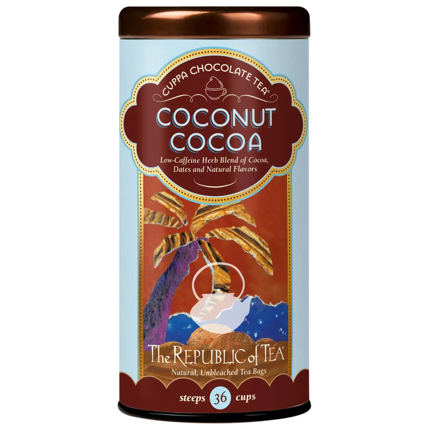 The Republic of Tea Coconut Cocoa Herb Tea, 36 Tea Bags