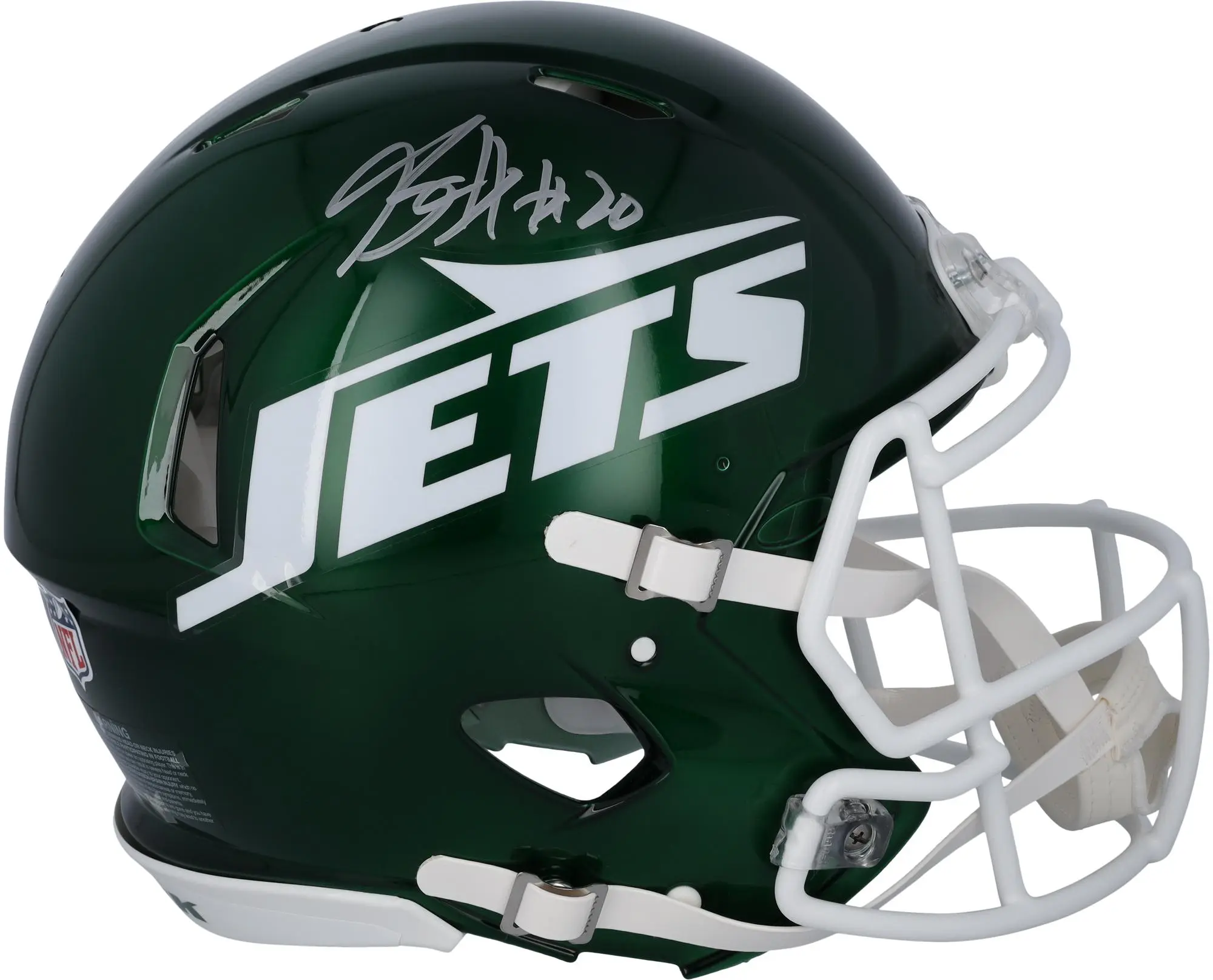 Breece Hall New York Jets Autographed 2024 Speed Authentic Helmet - Fanatics Authentic Certified
