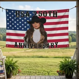USA 250th Anniversary US Flag, 4th of July USA Flag Horizontal single-layer Flag