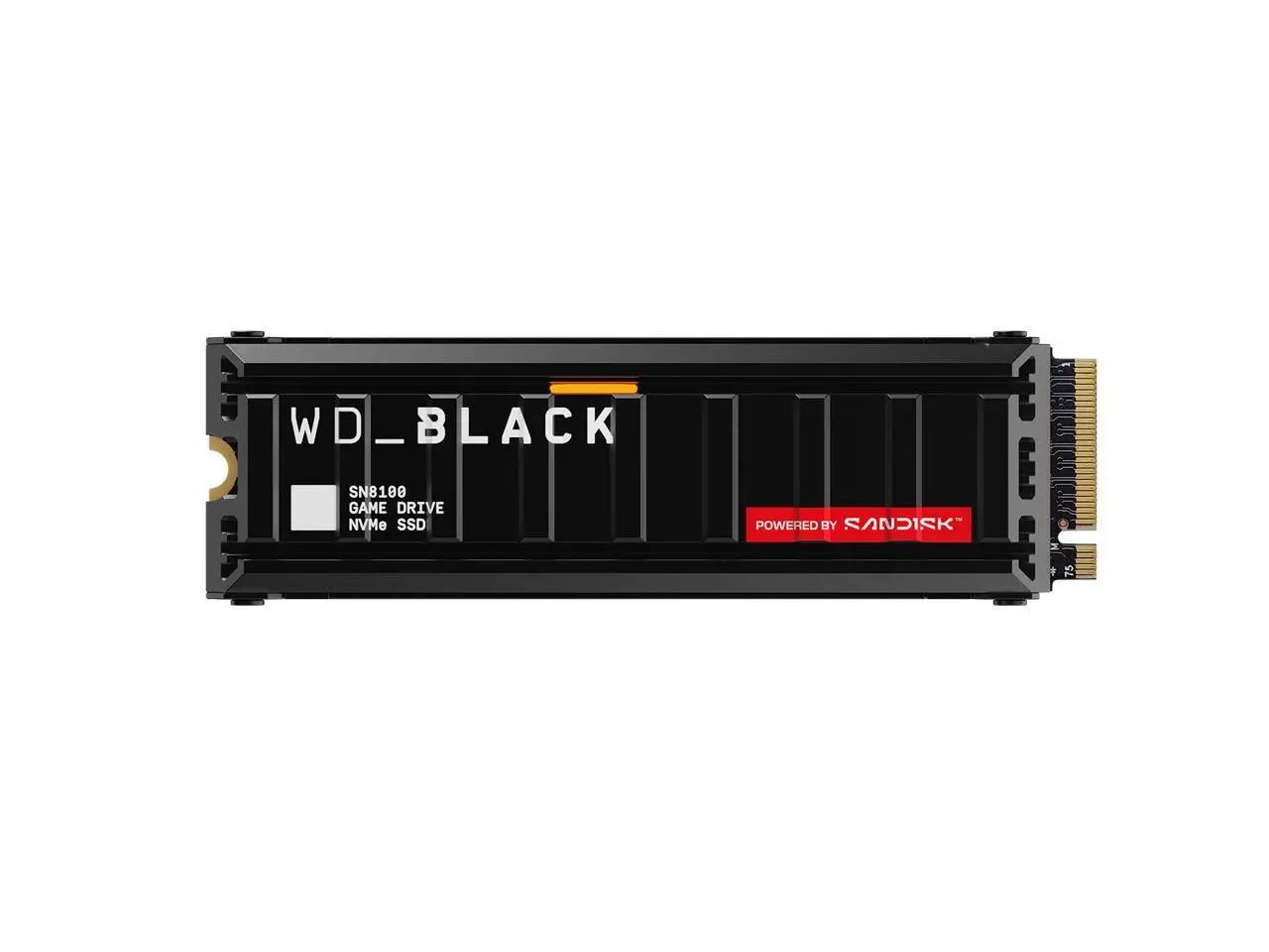 WD_BLACK SN8100 NVMe SSD - 1TB, With Heatsink, M.2 2280 PCI-Express 5.0 x4 Internal Solid State Drive (SSD) WDS100T1XHM-00CMT0 WD_BLACK SN8100 NVMe SSD - 1TB, With Heatsink, M.2 2280 PCI-Express 5.0 x4 Internal Solid State Drive (SSD) WDS100T1XHM-00CMT0