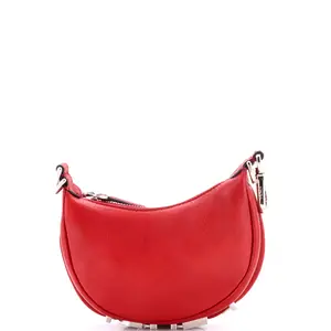 Pre-owned FENDI Leather Shoulder Bags Fendigraphy Bag Nano by Rebag