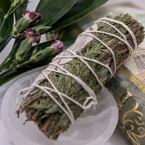 Cedar + White Sage Smudge Stick