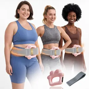 Electric Fascia Ring, 6 Massage Modes, 99 Adjustable Intensity Levels, Mini Muscle Recovery Fascia Massager, Upgraded Adjustable Strap, Wireless Rechargeable Design, Specifically Designed for Back and Waist Muscle Recovery, Portable Massager, Ideal Gift f