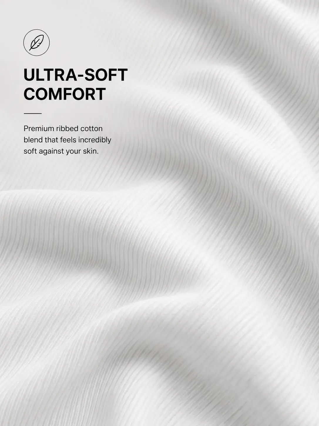 Ultra soft ribbed cotton blend tank top fabric