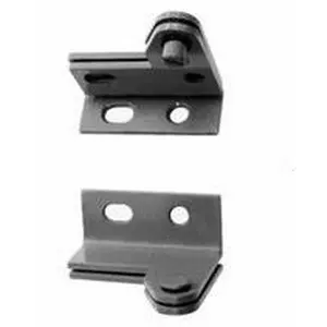 212 MAIN Left-Hand Floor-Mounted Wardrobe Pivot Set - Satin Chrome Mortise Pivot Hinges, Surface Mount Compatible