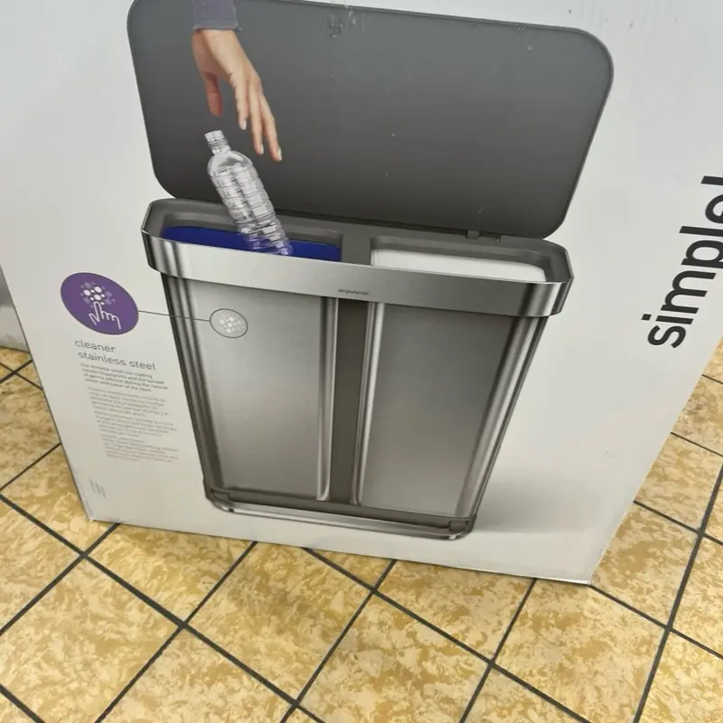 Simple human trash cans Simple human trash cans