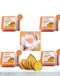 3PCS Turmeric Soap,Deep cleansingSoap,Moisturizing Soap For Face&Body,Body wash & Soap For Women&Men