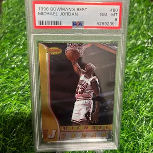 PSA Graded 8! 1996 Bowman’s Best Michael Jordan