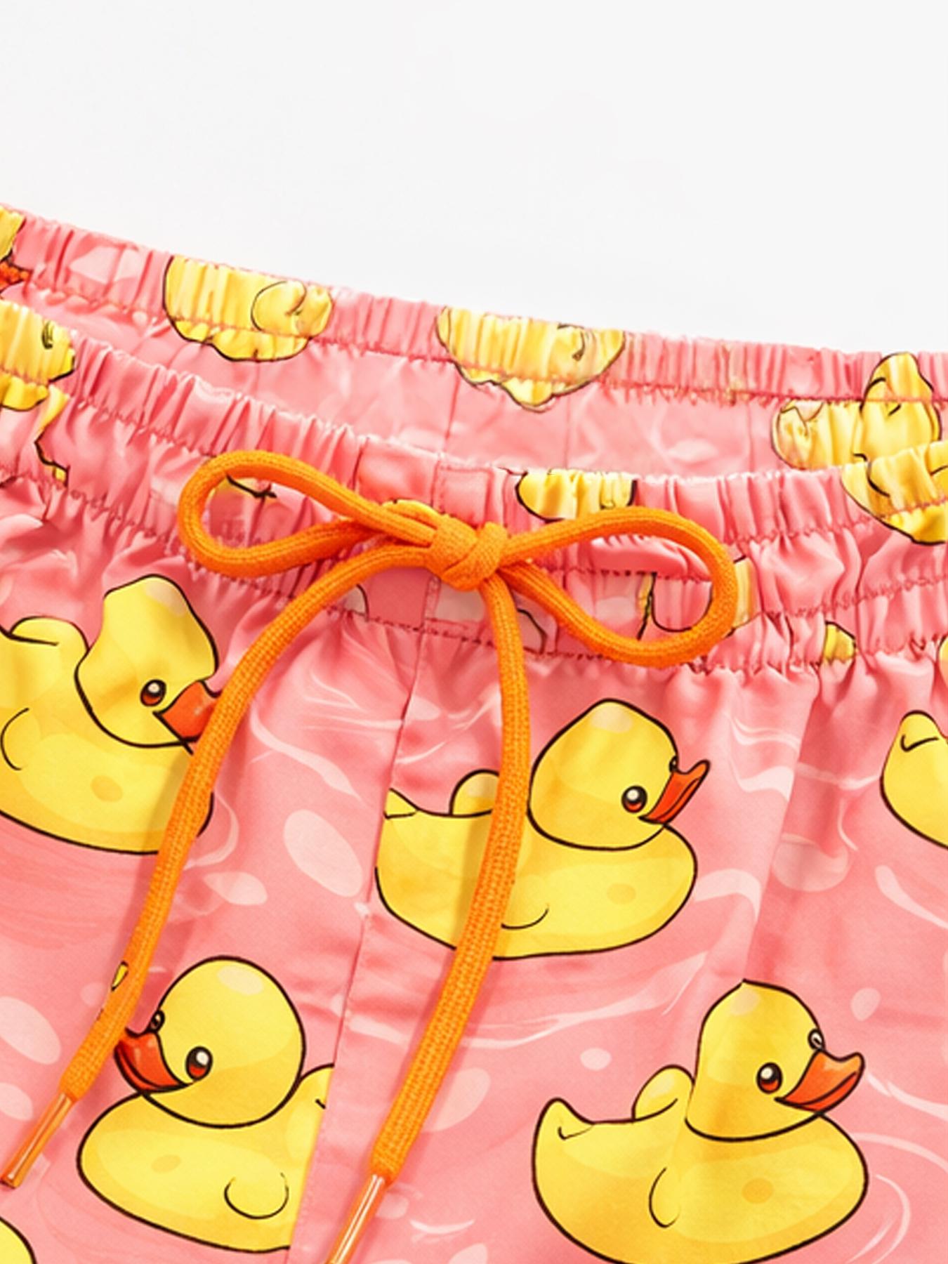 Swim Shorts for Men Funny Duck Print Drawstring Beach Trunks Cartoon Bathing Suit Novelty Board Shorts Mid Length Pool Party Vacation Beachwear Playful Resort Swimwear Casual Holiday Outfit Swim Shorts for Men Funny Duck Print Drawstring Beach Trunks Cartoon Bathing Suit Novelty Board Shorts Mid Length Pool Party Vacation Beachwear Playful Resort Swimwear Casual Holiday Outfit