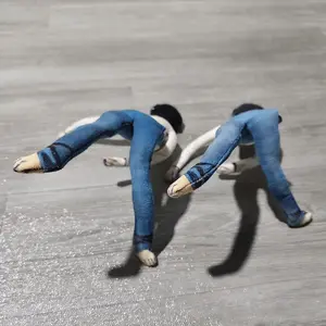 Anime Death Note L·Lawliet Cosplay Doll Plush Stuffed Dolls Iron Wire Joint Flexible Fashion Room Decoration Halloween Gifts