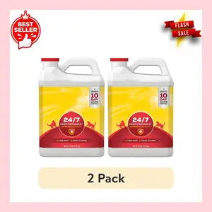 (2 Pack) 24/7 Clumping Cat Litter, Low Dust, Odor Control, 20 lb Jug