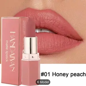 6-color Lipstick Set Fog Matte Lipstick Lipstick Non Stick Cup Lip Glaze Women Soft Waterproof Durable Cosmetics Dating Kiss Gloss Color High-end Daily Mixed Use Gift Matte Matte Matte Matte Long-lasting