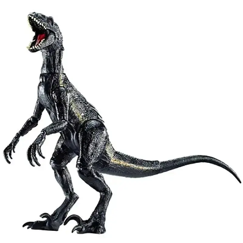 Jurassic World Indoraptor Adjustable Action Figure - Lifelike Dinosaur Toy For Boys Movie Character Replica Gift For Children