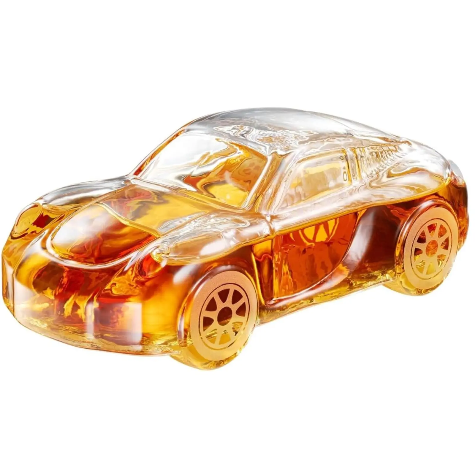 Car Whiskey Decanter 8.5oz, Nascr Porsche Coupe Sports Luxury Sports Vehicle Glass Liquor Dispenser for Men, Husband, Dad, Collectible Barware Gift for Bourbon, Scotch, Fathers Day, Birthday Gifts