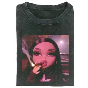 Bratz Quote T-shirt, Heavyweights Anime Shirt, Blue Archive Shirts, Meme Tee, Funny T-shirt, Y2K 90s Graphic Shirt, Casual Round Neck, gift for her, him, Womenswear Top