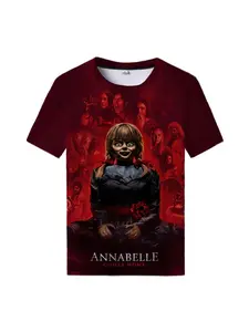 Horror movie Annabelle 3D printed T-shirt for men and women 2021 new fashion hip-hop T-shirt casual oversized T-shirt
