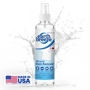 NEW! Earth Breeze Miracle Stain Remover Spray: Removes Virtually All Household Stains | Powerful All-In-One Solution | No Harsh Chemicals | Ultra-Effective Tough Stain Eliminator | Made in USA – 4fl oz