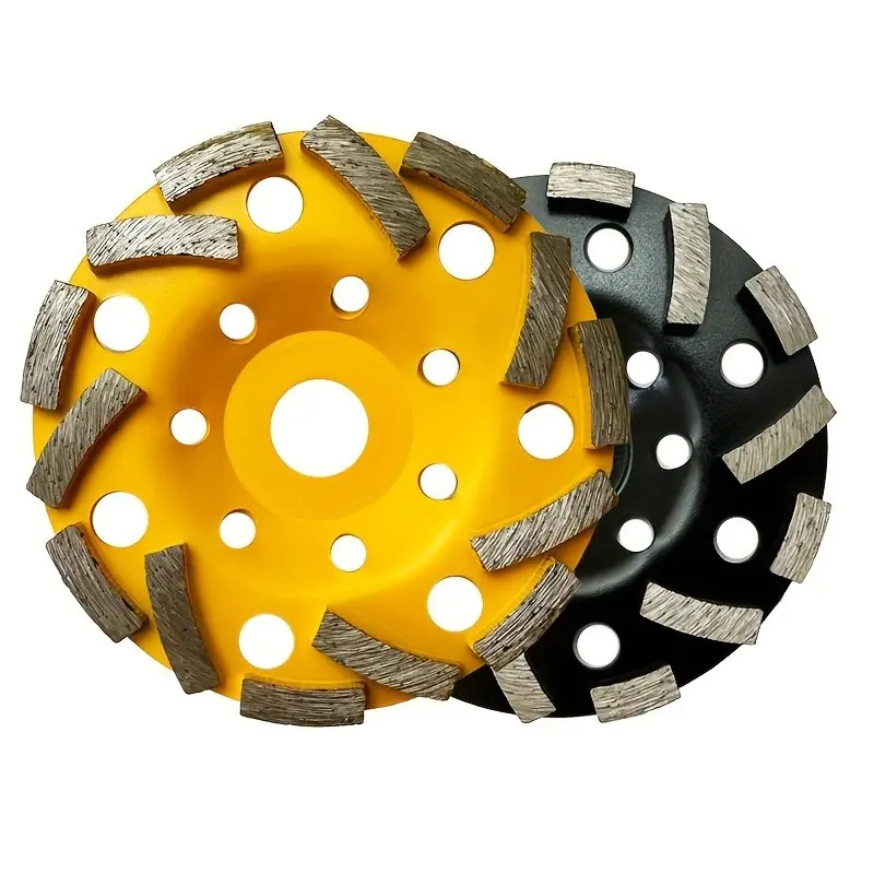 Diamond Grinding Wheel Turbine Disc for Concrete Granite Marble Tiles, Suitable for 7/8 Inch Main Shaft, High Precision Industrial Cutting Tool