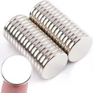 30 Pcs Super Strong Rare Earth Magnets Disc, 20 x 3 mm Decorative Round Fridge Neodymium Magnets, Fun Small Refrigerator Magnet for Whiteboard, Cute Locker Magnet, for Crafts Dry Erase Board