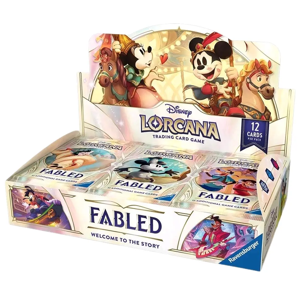 Disney Lorcana Booster Box - Fabled Edition, 24 Packs, 12 Cards Per Pack, Trading Card Game, Welcome to the Story - TikTok Shop Disney Lorcana Booster Box - Fabled Edition, 24 Packs, 12 Cards Per Pack, Trading Card Game, Welcome to the Story - TikTok Shop