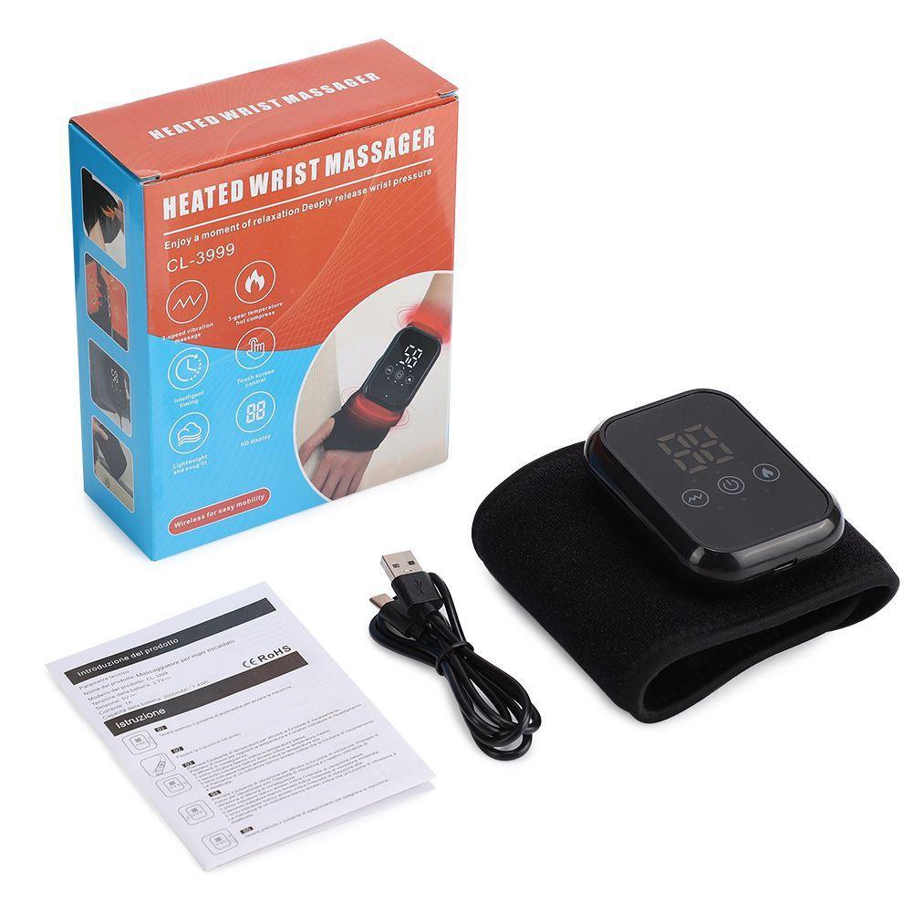 New model hand massager - Heat therapy for wrist joints, heating of palm and back of hand, wrist massage device - Suitable for both men and women - Ideal gift for parents, wives and family members - Complies with hand ergonomics