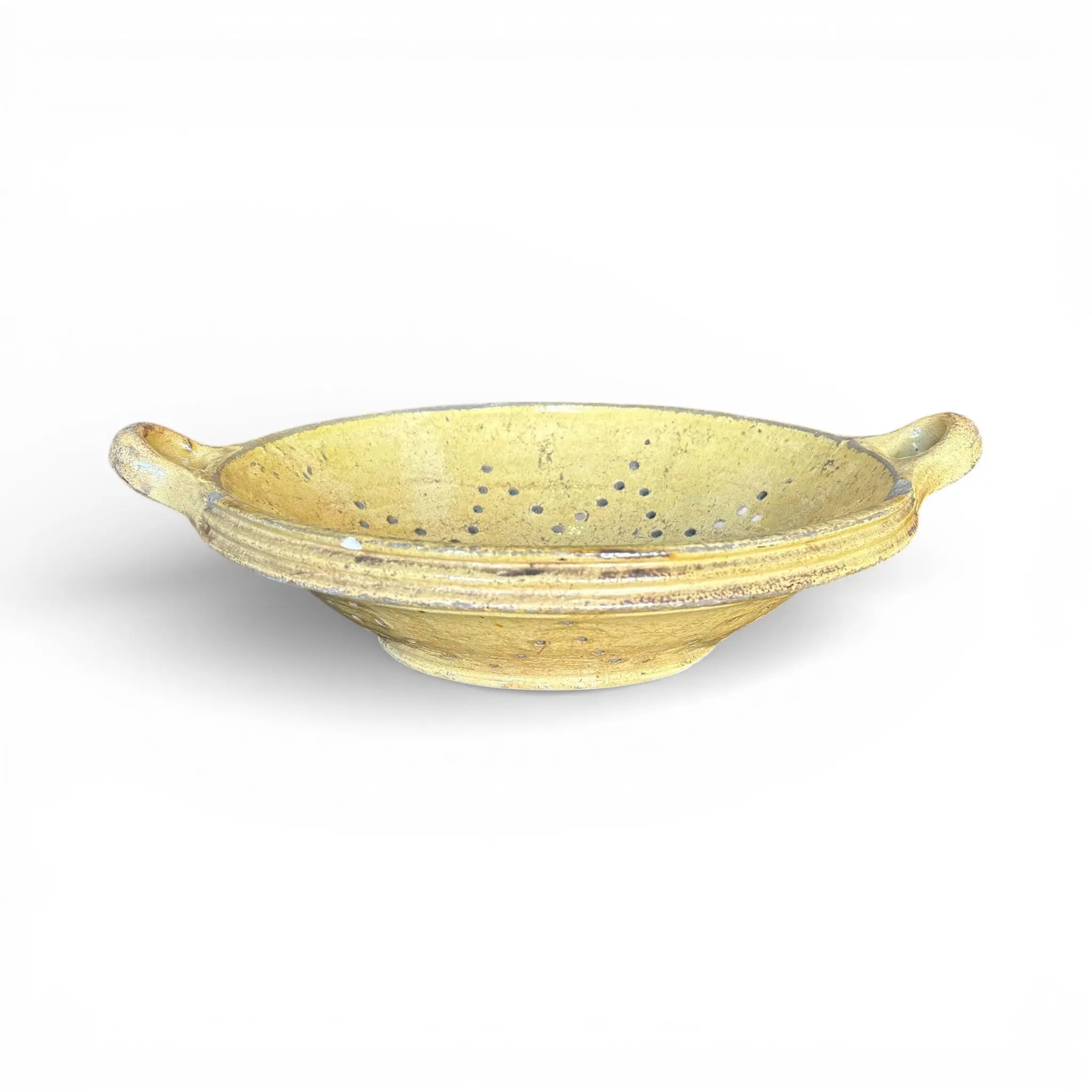 Glazed Earthenware Colander