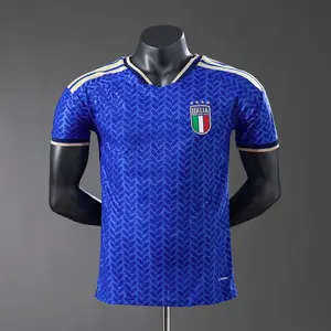 Italy 2026 Home Player Version Jersey,With exquisite embroidery and leather logo on the chest. WEN