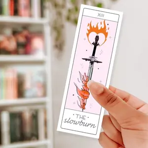 The Slowburn Tarot Card Sparkle Bookmark