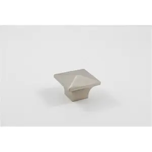 Residential Essentials  Square Cabinet Knob- Satin Nickel
