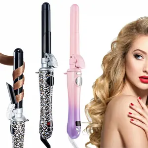 25mm Automatic Rotating Hair Curler, 1 Box Electric Hair Curler with LCD Display, Hair Styling Tool for Home & Salon Use, Hair Curling Iron, Automatic Curling Irons