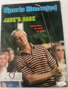 JACK NICKLAUS SIGNED 1980 SPORTS ILLUSTRATED MAGAZINE  W/JSA