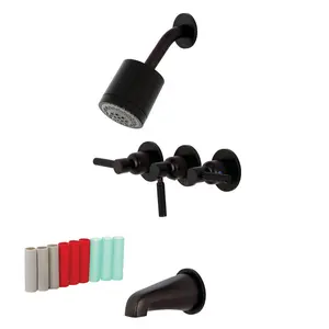 Kaiser Three Handle Tub And Shower Faucet
