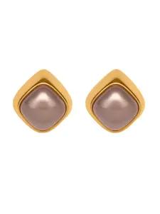 Fashion High-Quality Square Beaded Earrings, Stainless Steel Jewelry, Perfect Gift for Daily Wear and Parties